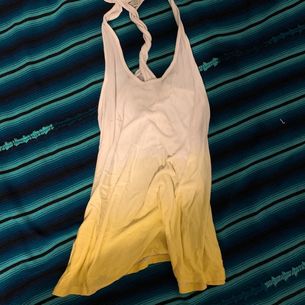 Women’s yellow ombré  tank